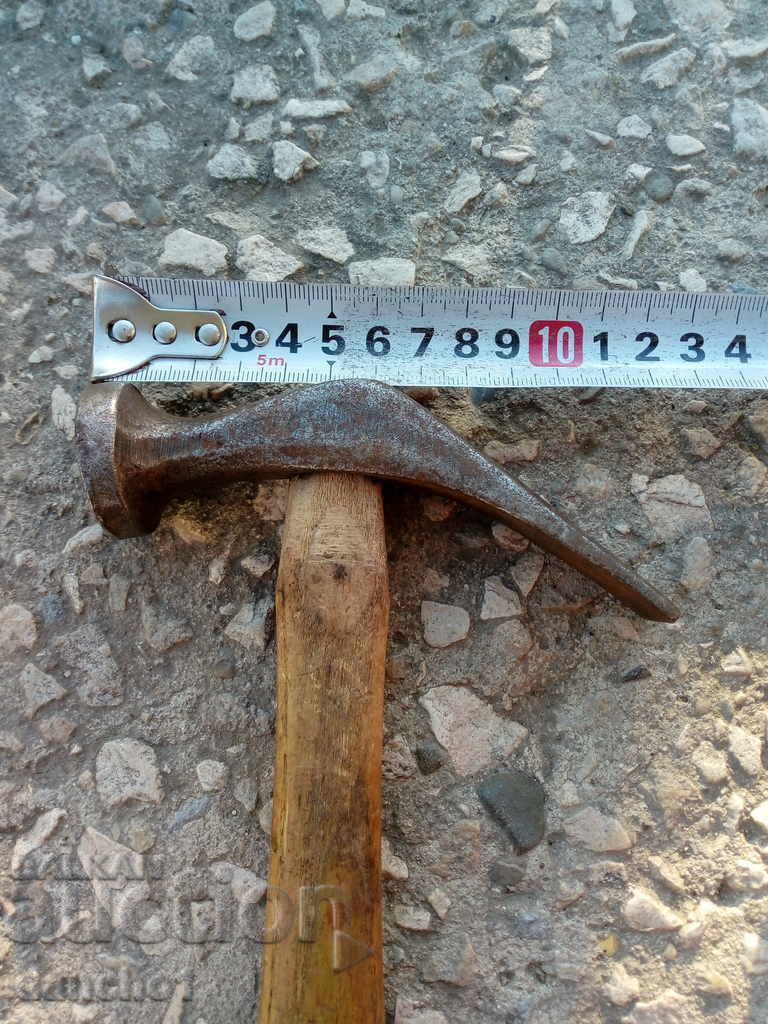 Old cobbler's hammer /marked/ with price € 8.69 | 17.00 BGN