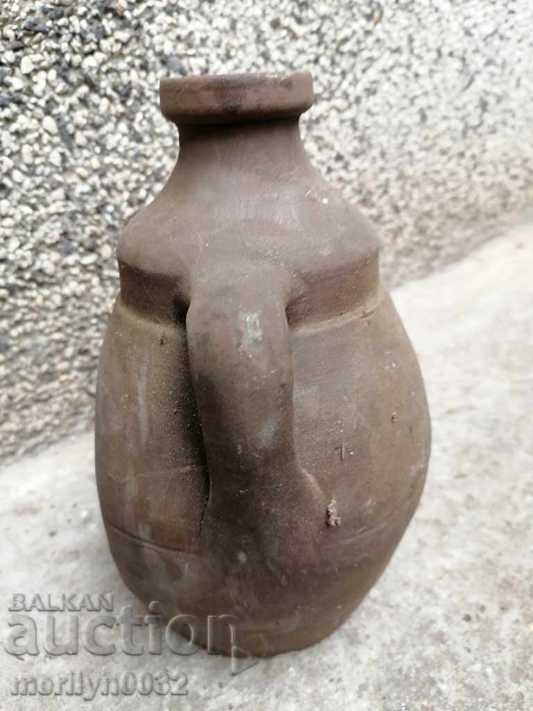 Very old clay pot, pottery, jar, pot with price 58.00 BGN | € 29.65 Very old clay pot, pottery, jar, pot with price 58.00 BGN | € 29.65