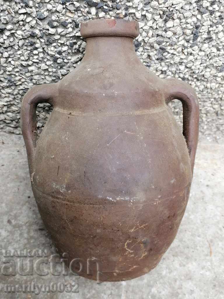 Very old clay tarnity, pottery, jar, pot