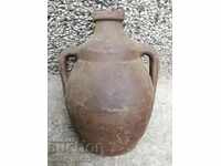 Very old clay pot, pottery, jar, pot