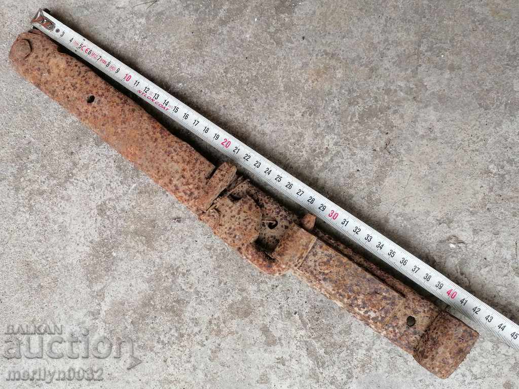 Old locking hook lock hook wrought iron latch - 5 Old locking hook lock hook wrought iron latch - 5