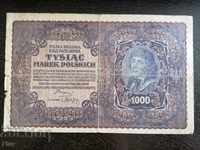 Банкнота - Полша - 1000 марки | 1917г.