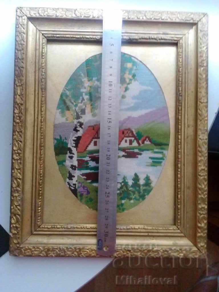 Tapestry "Village in the Alps" - 5 Tapestry "Village in the Alps" - 5