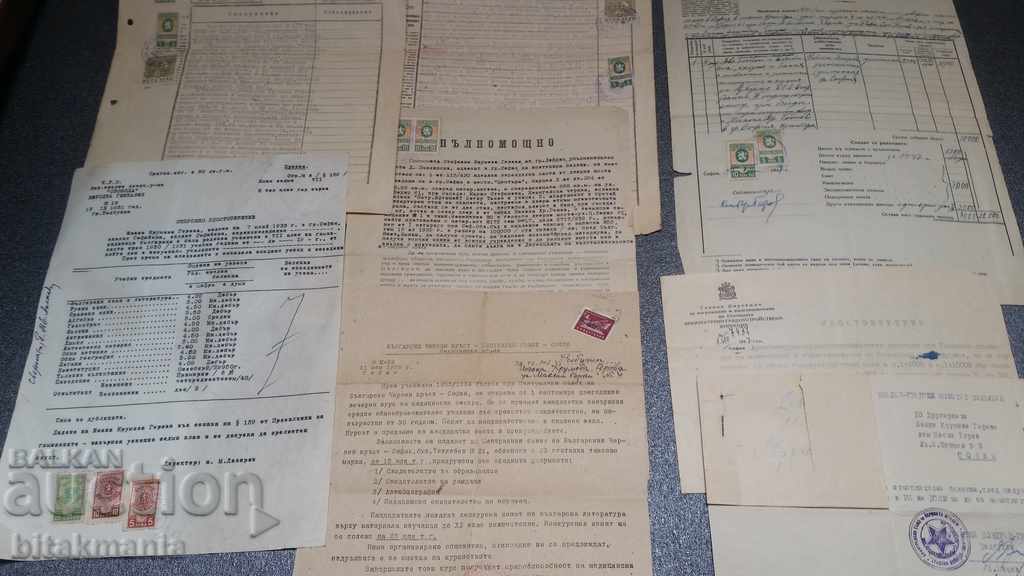 Documents stamps - read the auction carefully