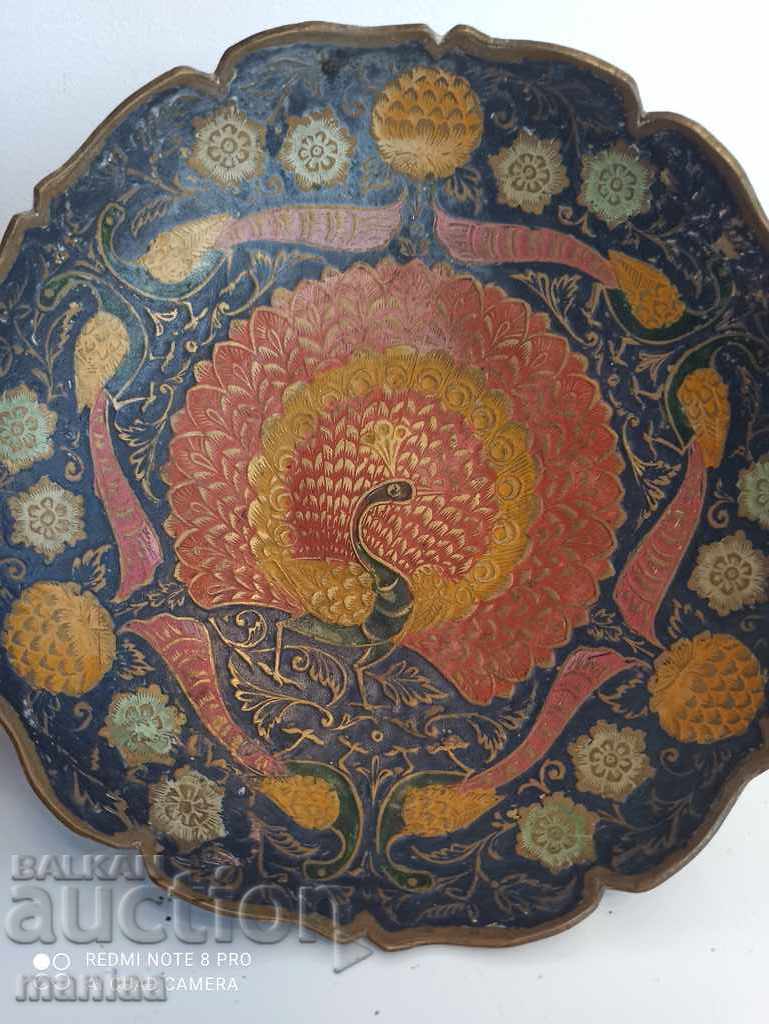 Delivery of Bronze cup with peacock Delivery of Bronze cup with peacock