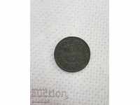 Bulgarian royal coin 5 stotinki 1917-Zinc