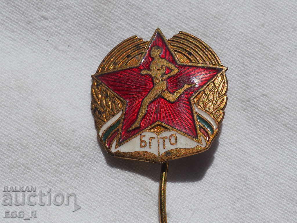 Badge BG Bronze-enamel
