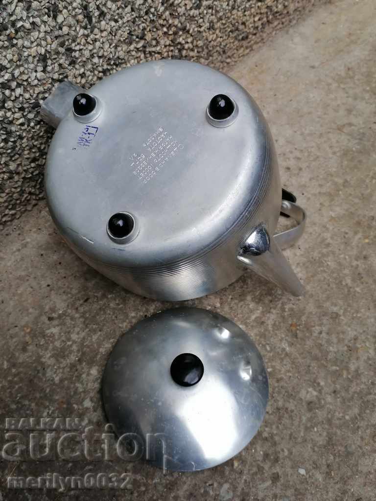 Old electric kettle with bakelite handle USSR 2 liters - 5 Old electric kettle with bakelite handle USSR 2 liters - 5