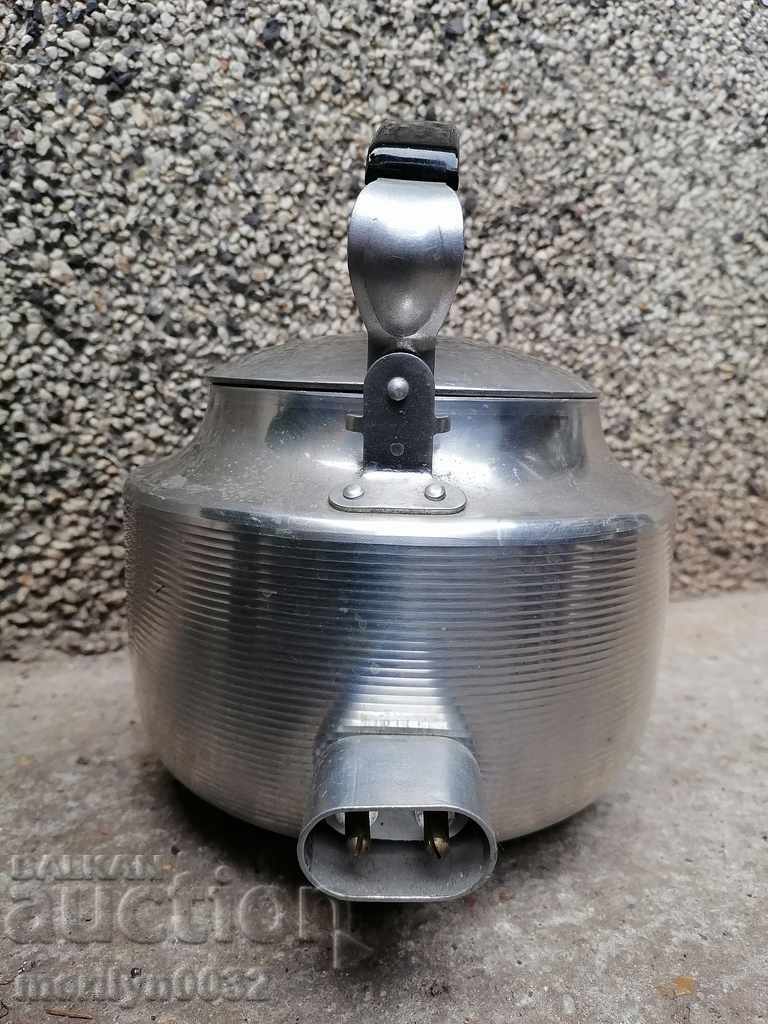 Old electric kettle with bakelite handle USSR 2 liters - 6 Old electric kettle with bakelite handle USSR 2 liters - 6