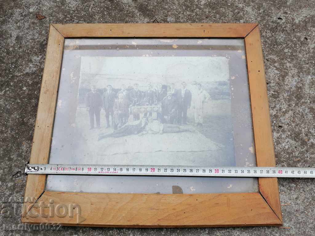 Delivery of Old framed photo, photograph, portrait from grandmother's ceilings Delivery of Old framed photo, photograph, portrait from grandmother's ceilings