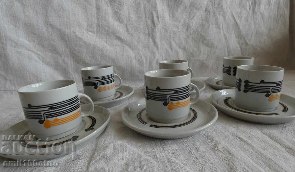 Auction Coffee service - old Bulgarian porcelain Auction Coffee service - old Bulgarian porcelain