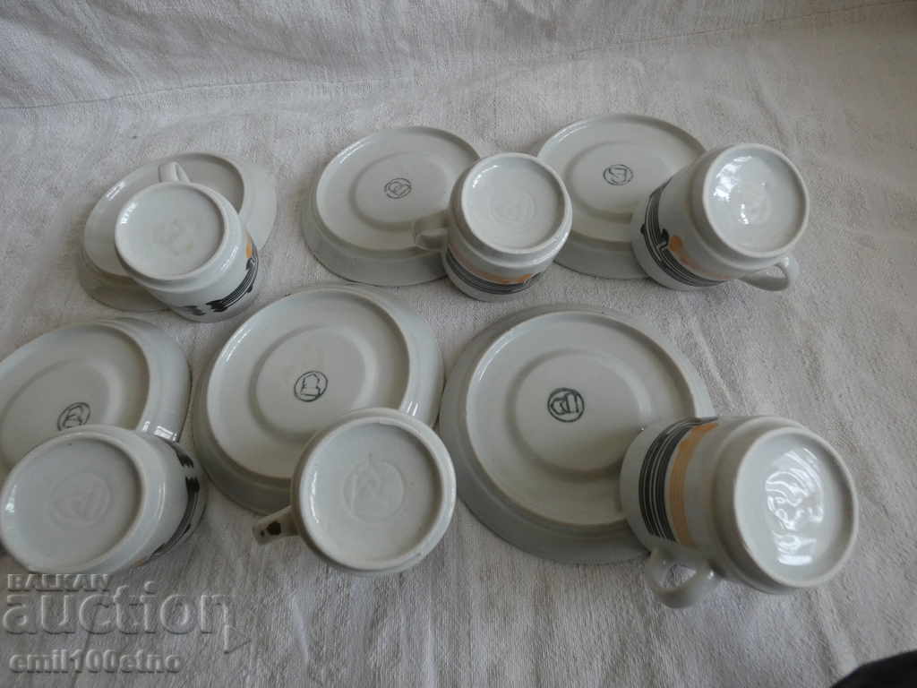 Coffee service - old Bulgarian porcelain - 5 Coffee service - old Bulgarian porcelain - 5