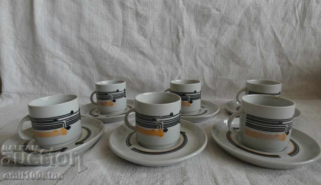 Coffee service - old Bulgarian porcelain