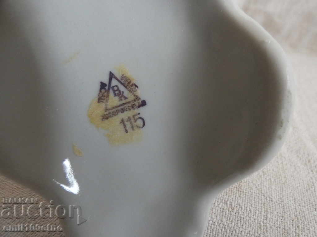 Beautiful small porcelain candlestick TITOV VELES Yugoslavia - 6