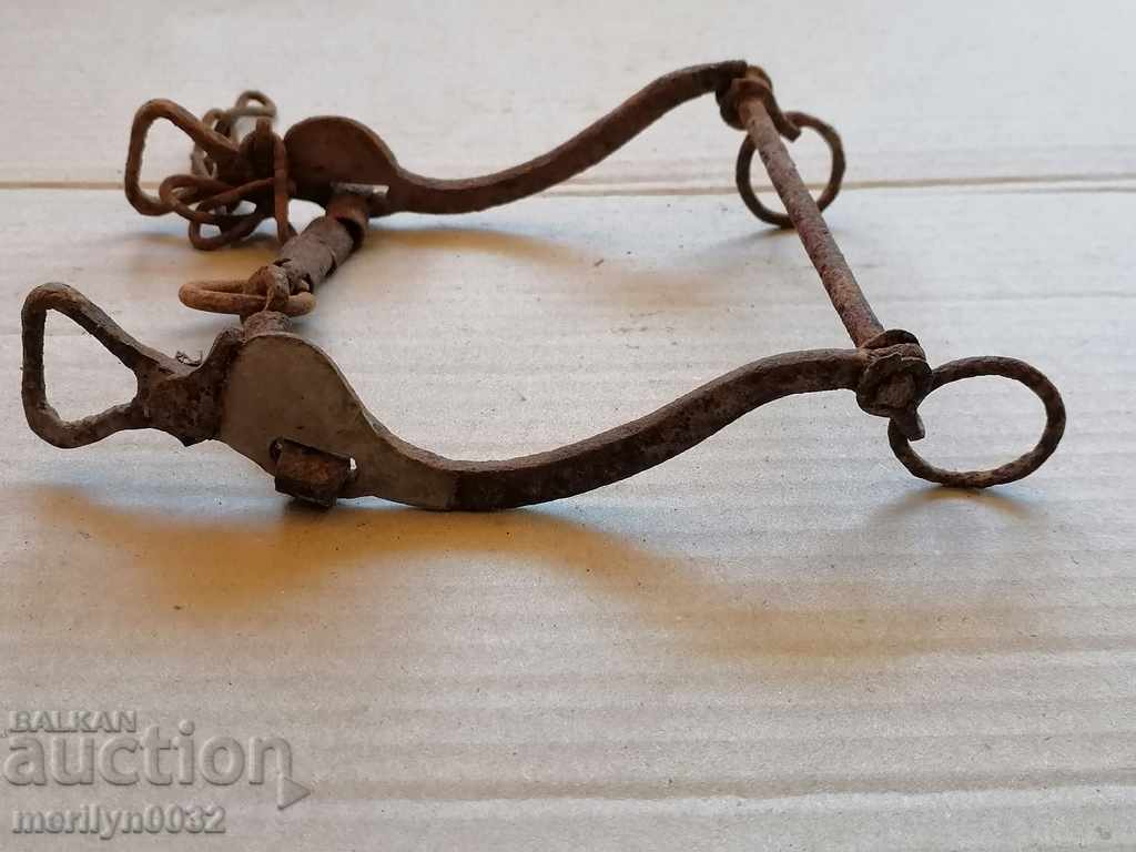 Old forged bridle, wrought iron, harness with price 49.00 BGN | € 25.05 Old forged bridle, wrought iron, harness with price 49.00 BGN | € 25.05