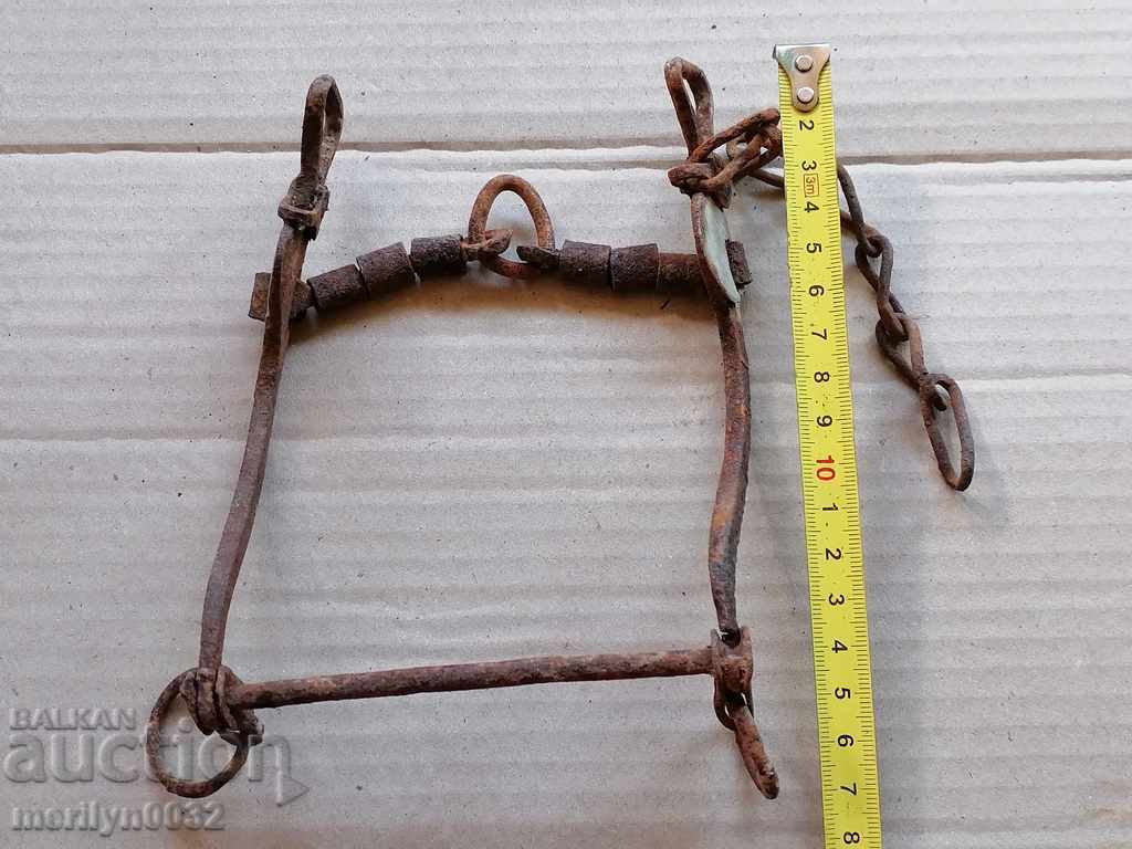 Old forged bridle, wrought iron, harness - 5 Old forged bridle, wrought iron, harness - 5