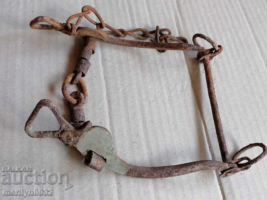 Old forged bridle, wrought iron, harness - 7 Old forged bridle, wrought iron, harness - 7