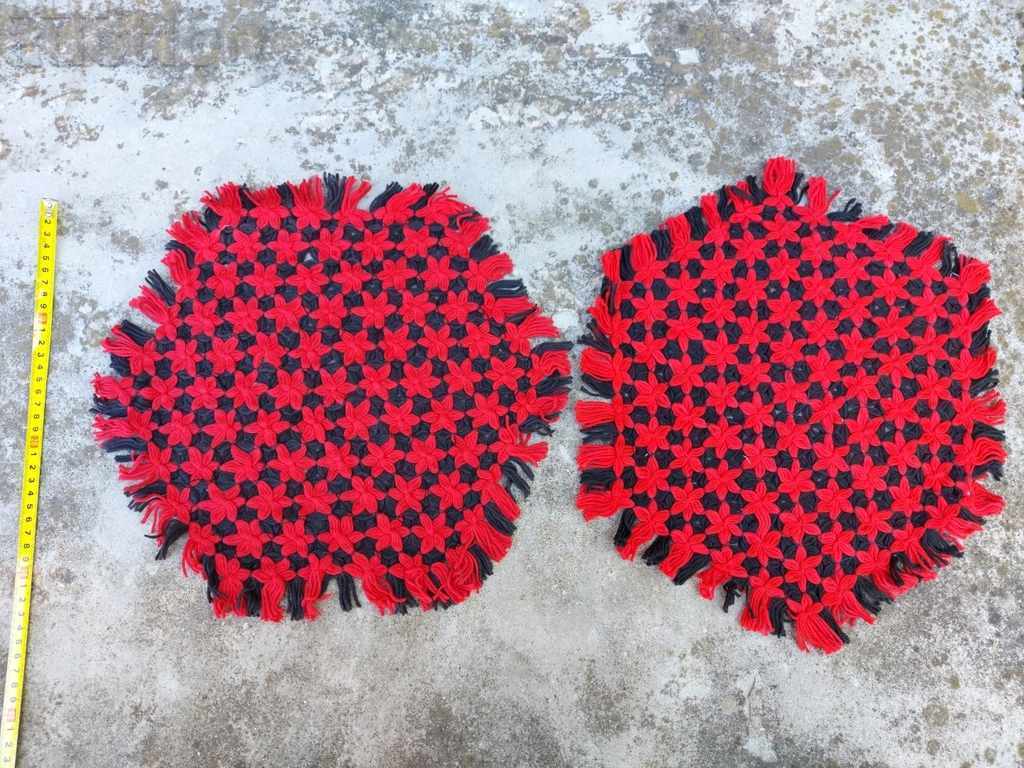 LOT BOX KNITTED PLATE TABLE TABLE COVER - 5