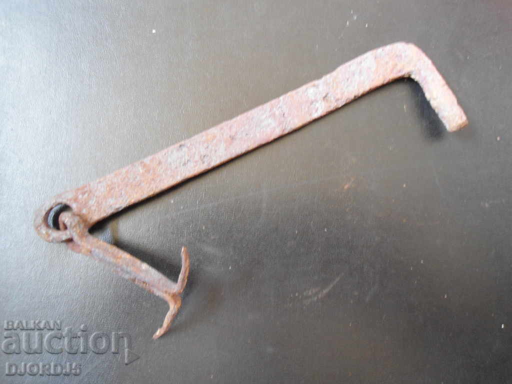 Old wrought iron lock, latch with price 2.00 BGN | € 1.02 Old wrought iron lock, latch with price 2.00 BGN | € 1.02