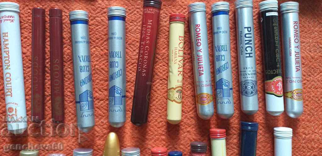 Delivery of Collection of cigars in an old wooden, pyrography box Delivery of Collection of cigars in an old wooden, pyrography box