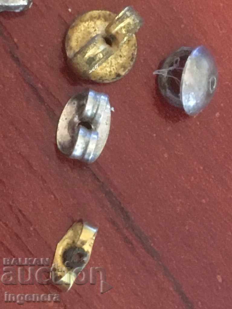 Delivery of EARRINGS EARRINGS pendant METAL STONES FROM THE 50'S ANCIENT Delivery of EARRINGS EARRINGS pendant METAL STONES FROM THE 50'S ANCIENT