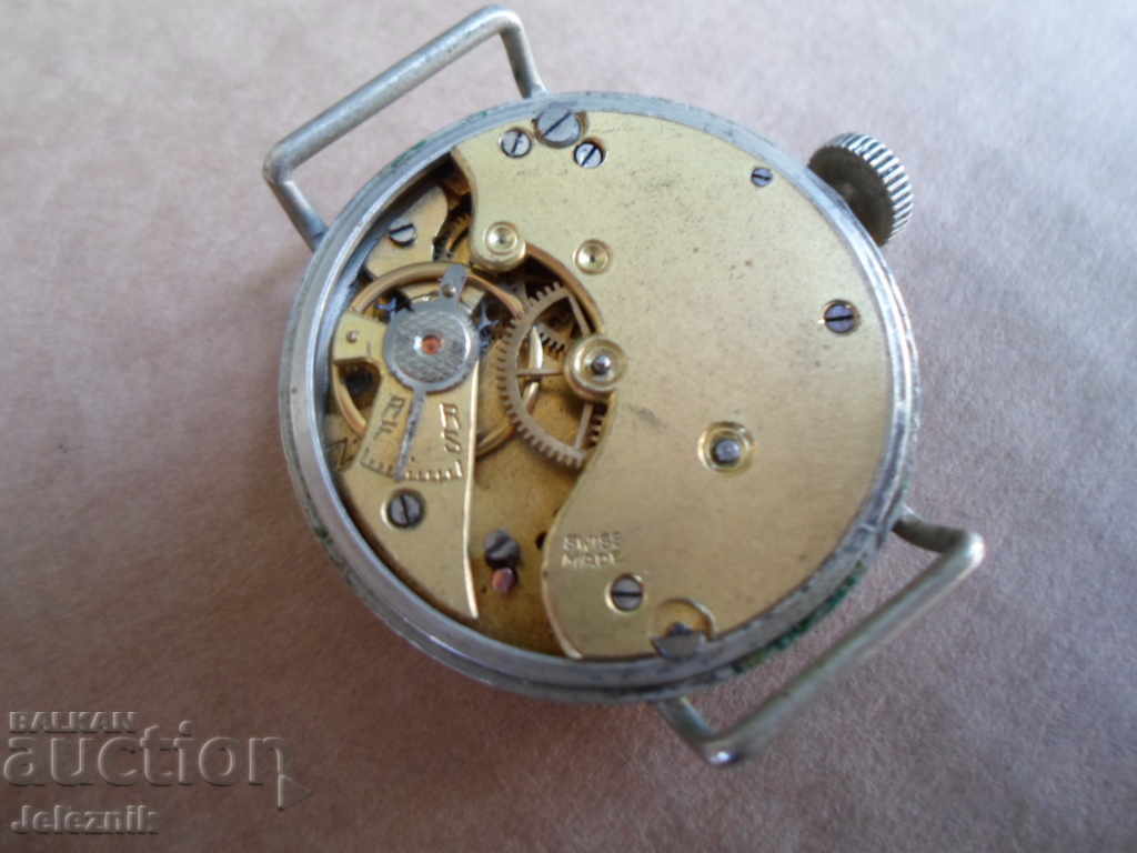 rare military trench officers watch swiss/nadejda/ ww1-works с цена € 45.00 | 88.01 лв.