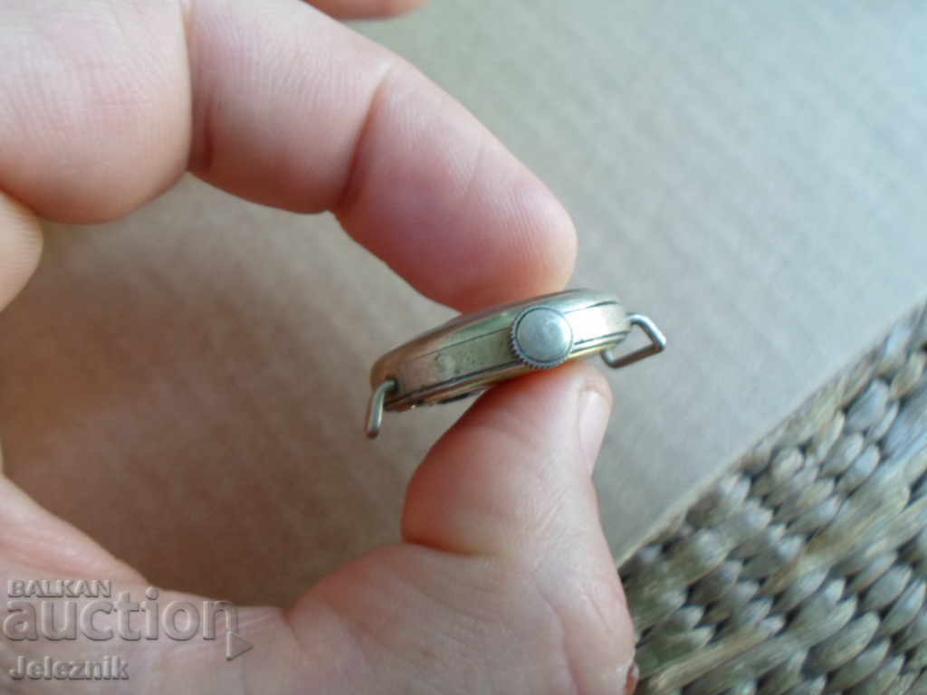 Auction  rare military trench officers watch swiss/nadejda/ ww1-works