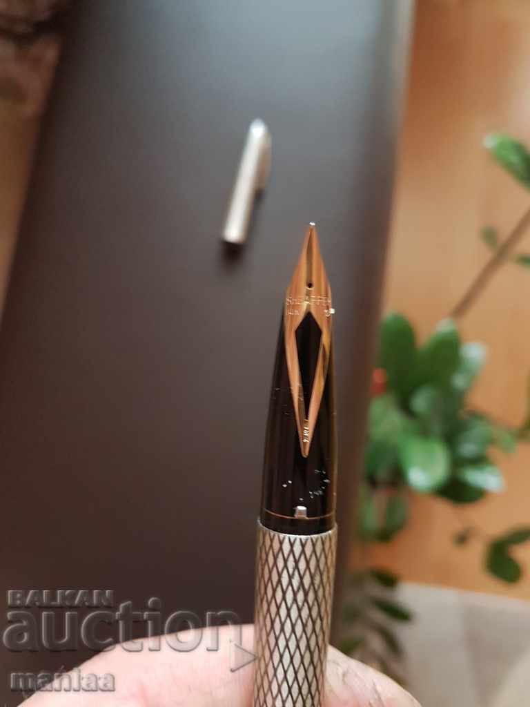 Silver Sheaffer Imperial Fountain Pen, 1970s - USA with price 270.00 BGN | € 138.05 Silver Sheaffer Imperial Fountain Pen, 1970s - USA with price 270.00 BGN | € 138.05