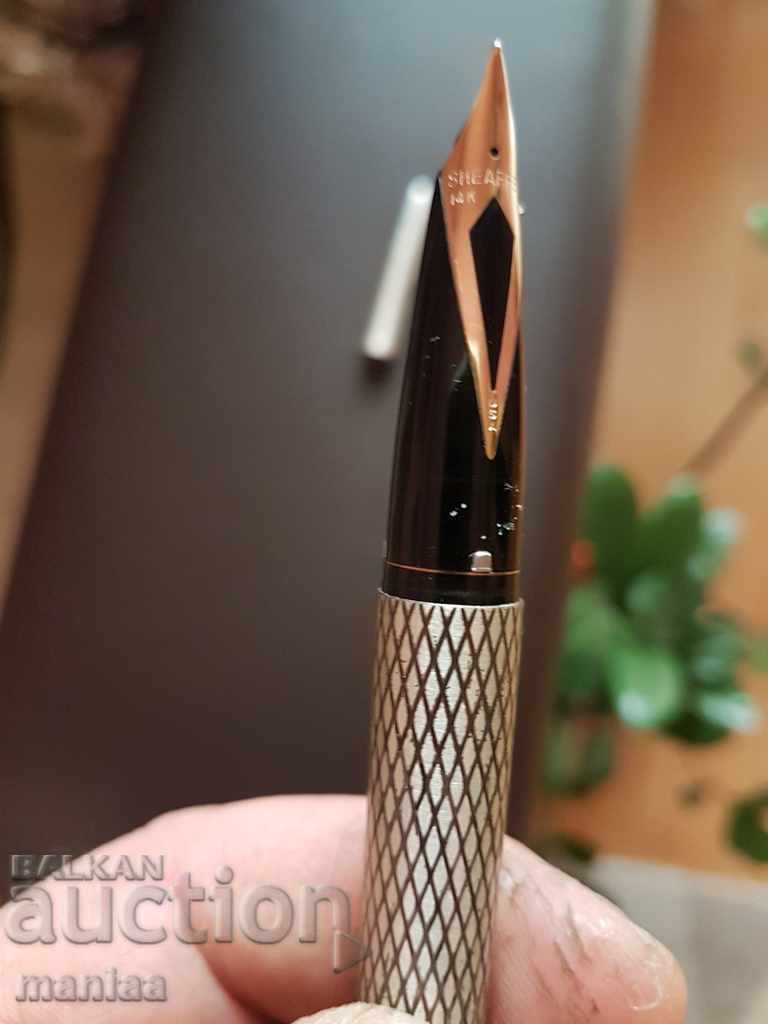 Delivery of Silver Sheaffer Imperial Fountain Pen, 1970s - USA Delivery of Silver Sheaffer Imperial Fountain Pen, 1970s - USA