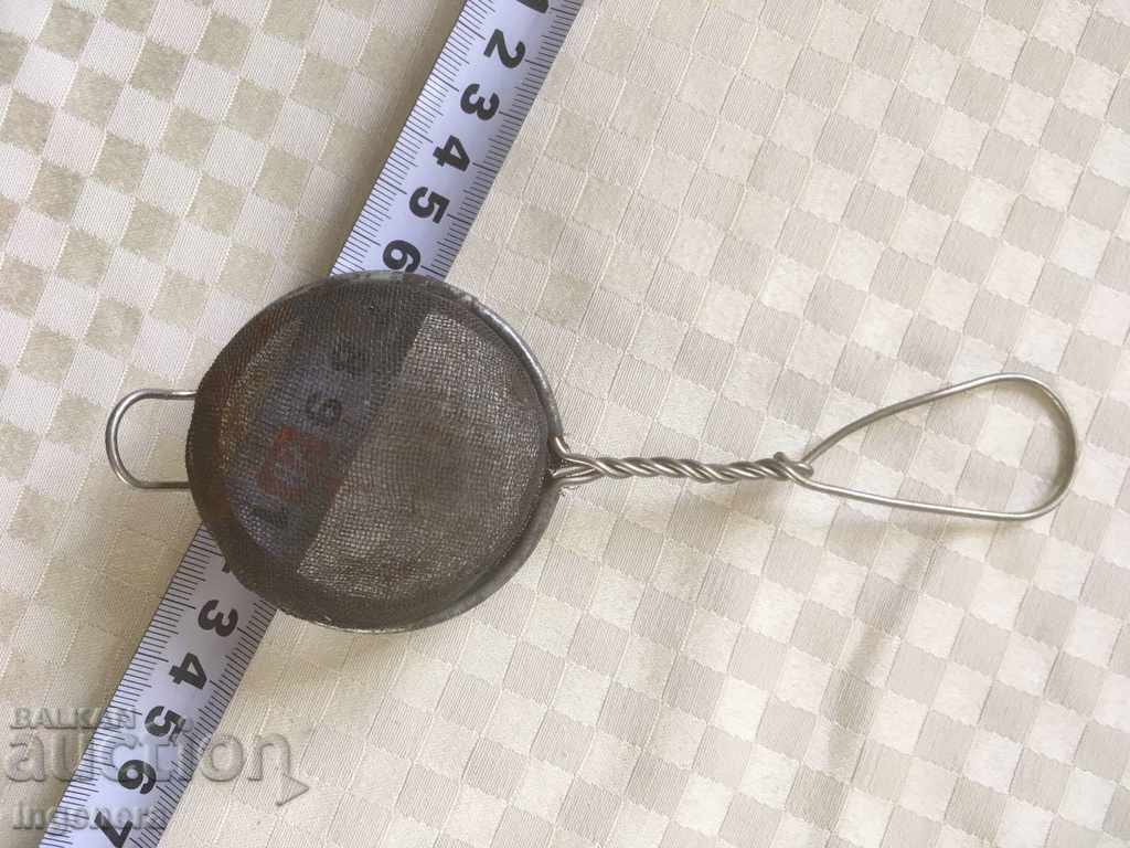 Auction  OLD STURDY FINE MESH STRAINER