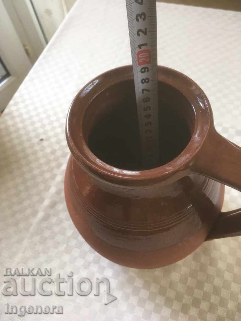 Auction POT OF CERAMIC TANK JUG Auction POT OF CERAMIC TANK JUG