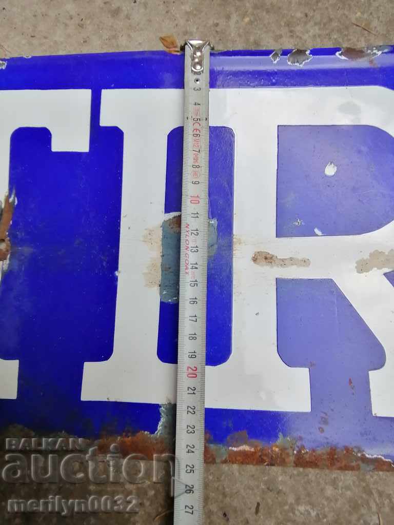 Auction TIR plate, plate Auction TIR plate, plate