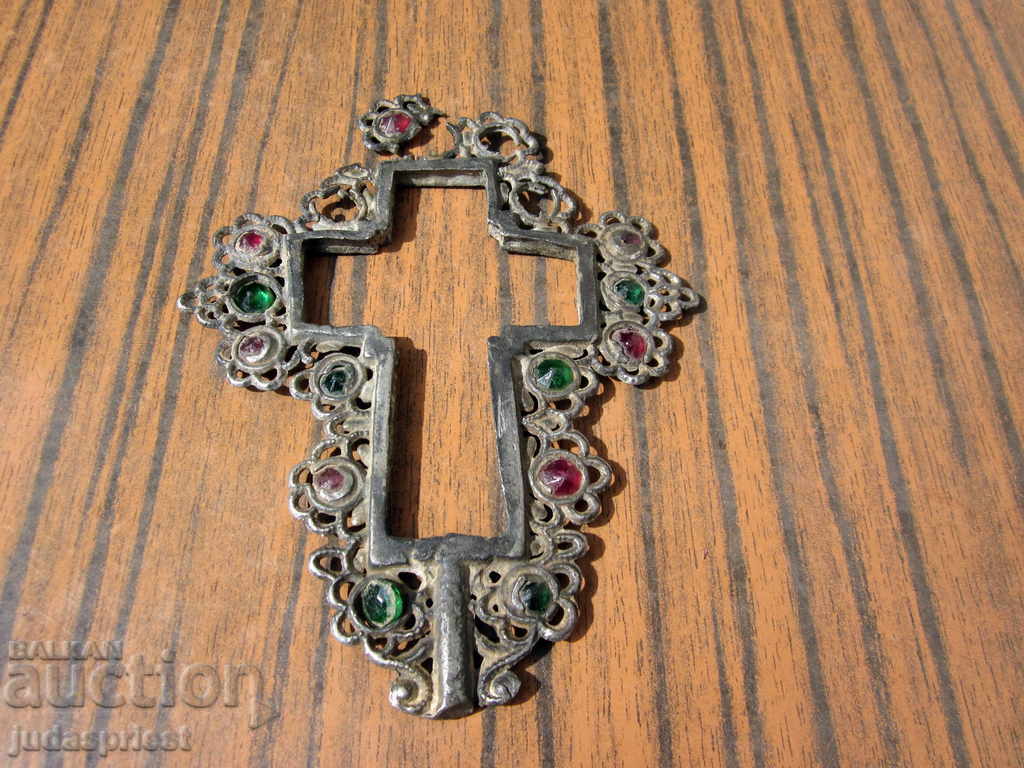 Παράδοση παλιός μεγάλος σταυρός επιφάνειας εργασίας Βουλγαρικής Αναγέννησης Παράδοση παλιός μεγάλος σταυρός επιφάνειας εργασίας Βουλγαρικής Αναγέννησης