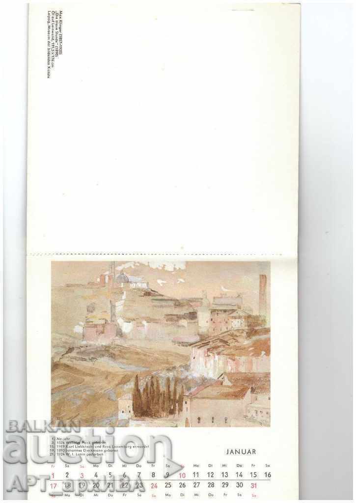 Auction KUNSTKALENDER, Max Klinger, E.A. SEEMANN BUCH UND KUNSTVERLAG Auction KUNSTKALENDER, Max Klinger, E.A. SEEMANN BUCH UND KUNSTVERLAG