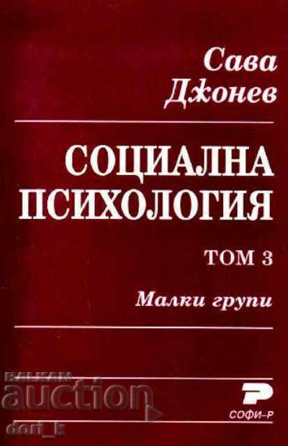 Sotsialna psikhologiya. Tom 3. Malki grupi