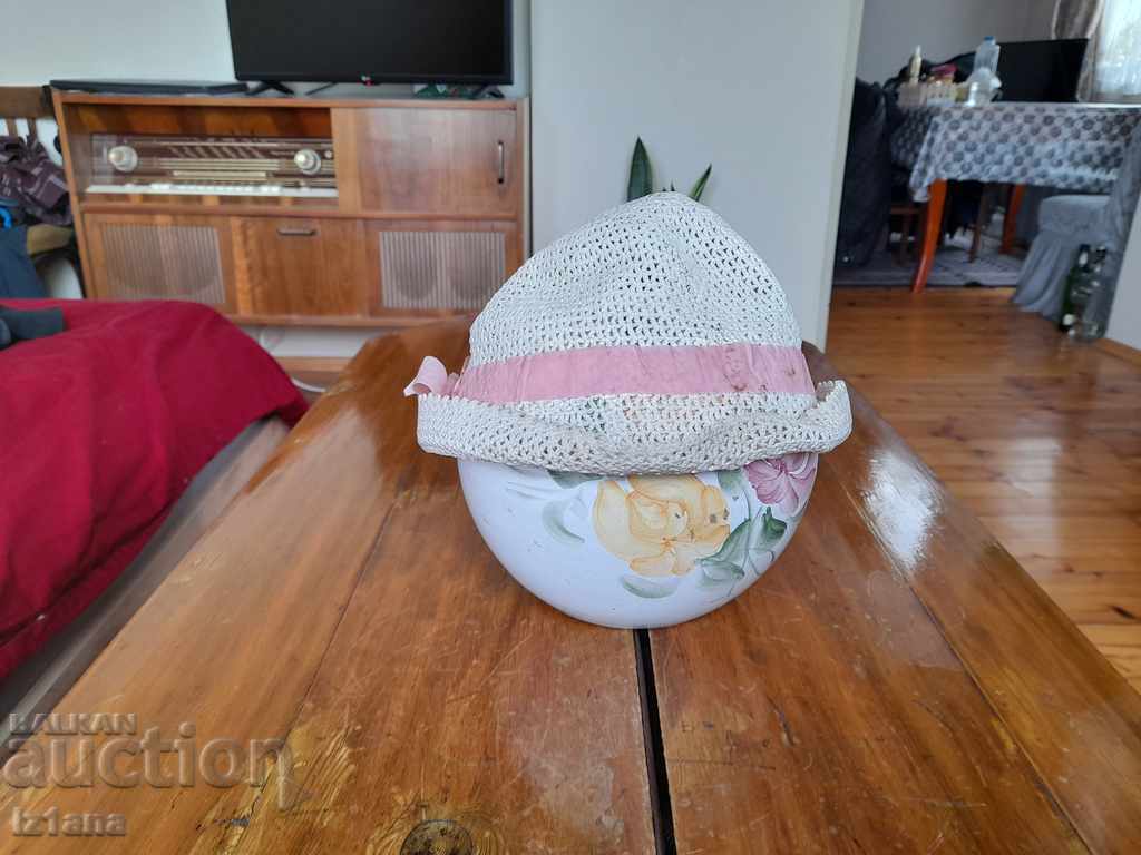 Old knitted hat, hat