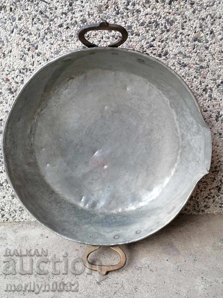 Old copper tray sahan copper tray pan blue with price 139.00 BGN | € 71.07 Old copper tray sahan copper tray pan blue with price 139.00 BGN | € 71.07