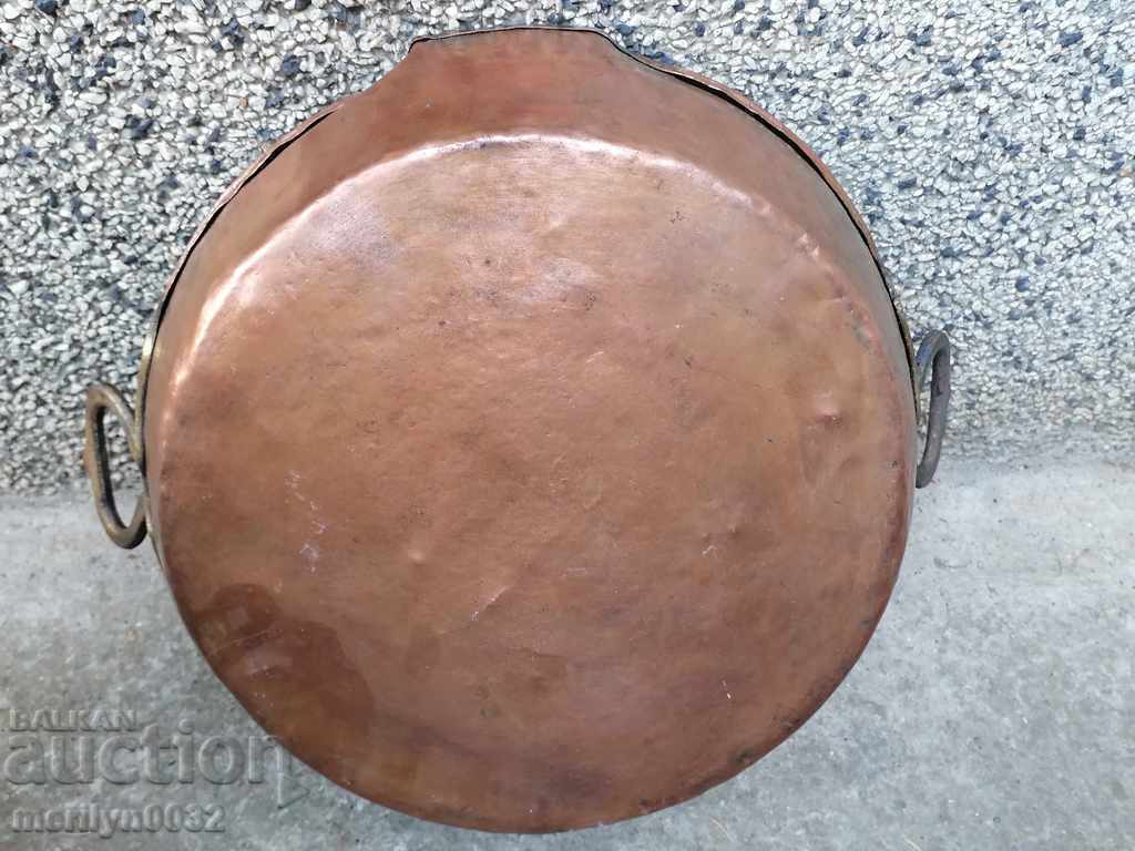 Auction Old copper tray sahan copper tray pan blue Auction Old copper tray sahan copper tray pan blue