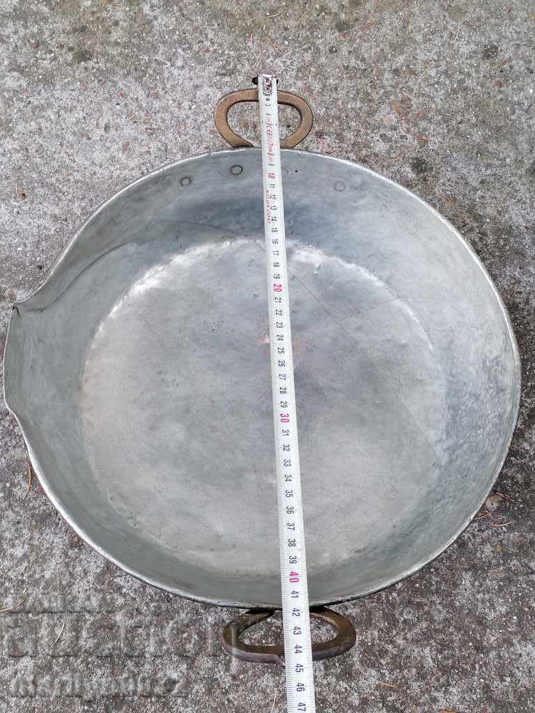 Old copper tray sahan copper tray pan blue - 5 Old copper tray sahan copper tray pan blue - 5