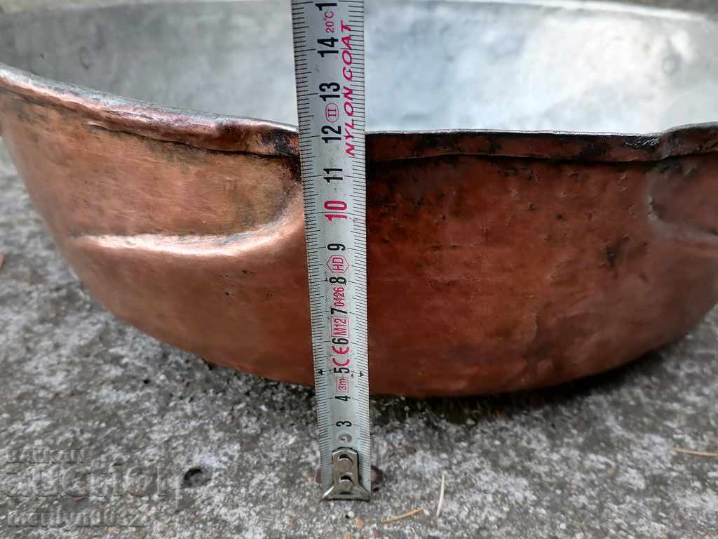 Old copper tray sahan copper tray pan blue - 7 Old copper tray sahan copper tray pan blue - 7