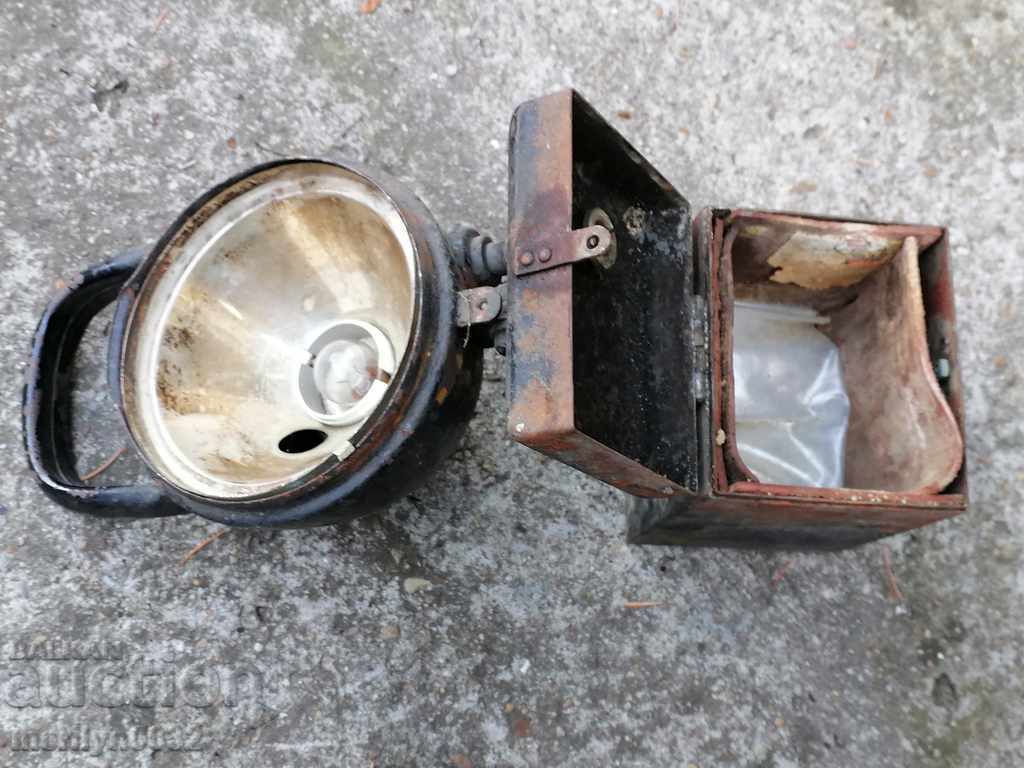 Old German searchlight, headlight, lantern lamp - 5 Old German searchlight, headlight, lantern lamp - 5