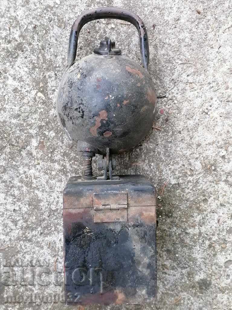 Old German searchlight, headlight, lantern lamp - 6 Old German searchlight, headlight, lantern lamp - 6