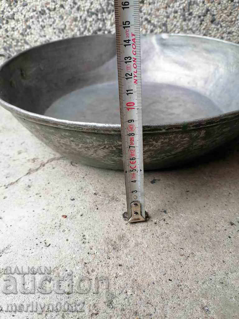 Стара медна тава сахан бакър поднос тепсия синия - 5 Стара медна тава сахан бакър поднос тепсия синия - 5