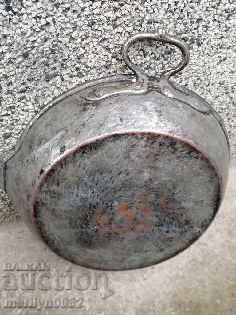 Стара медна тава сахан бакър поднос тепсия синия - 6 Стара медна тава сахан бакър поднос тепсия синия - 6