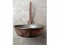 Old copper pan, copper, tray, copper vessel