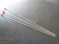 Old metal knitting needles