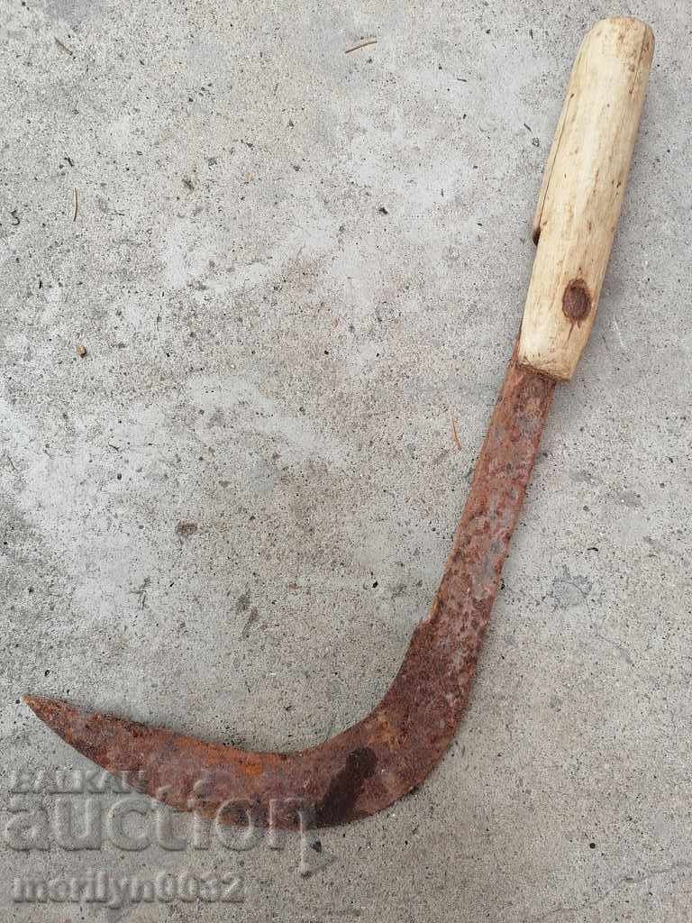 Old hand forged hammer, wrought iron blade - 5 Old hand forged hammer, wrought iron blade - 5