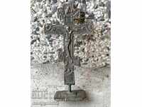 Ștampilă rituală din bronz renaștere prosforă cruce 1884