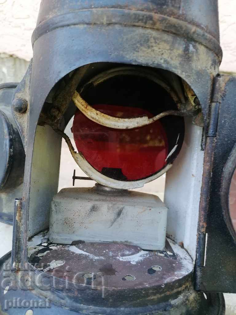 Delivery of Army railway lantern Kingdom of Bulgaria RAIL REGIMENT 1941 Delivery of Army railway lantern Kingdom of Bulgaria RAIL REGIMENT 1941