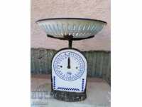 Αντίκα ζυγαριά καντάρι σμάλτο